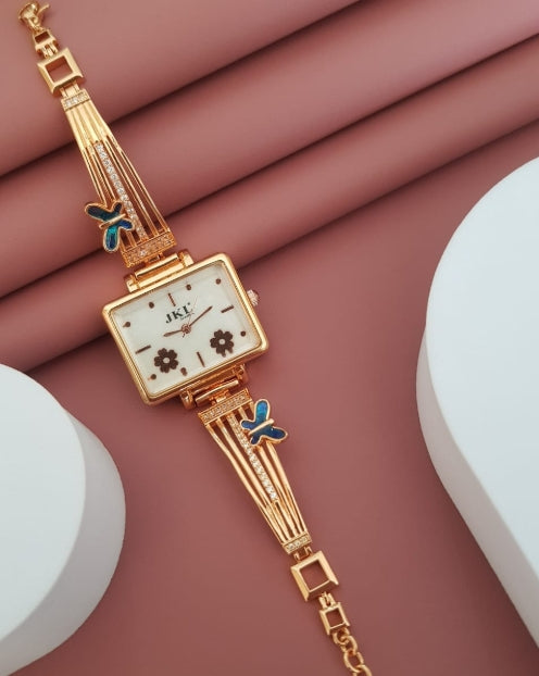 Offwhite Dial Antitarnish Watch