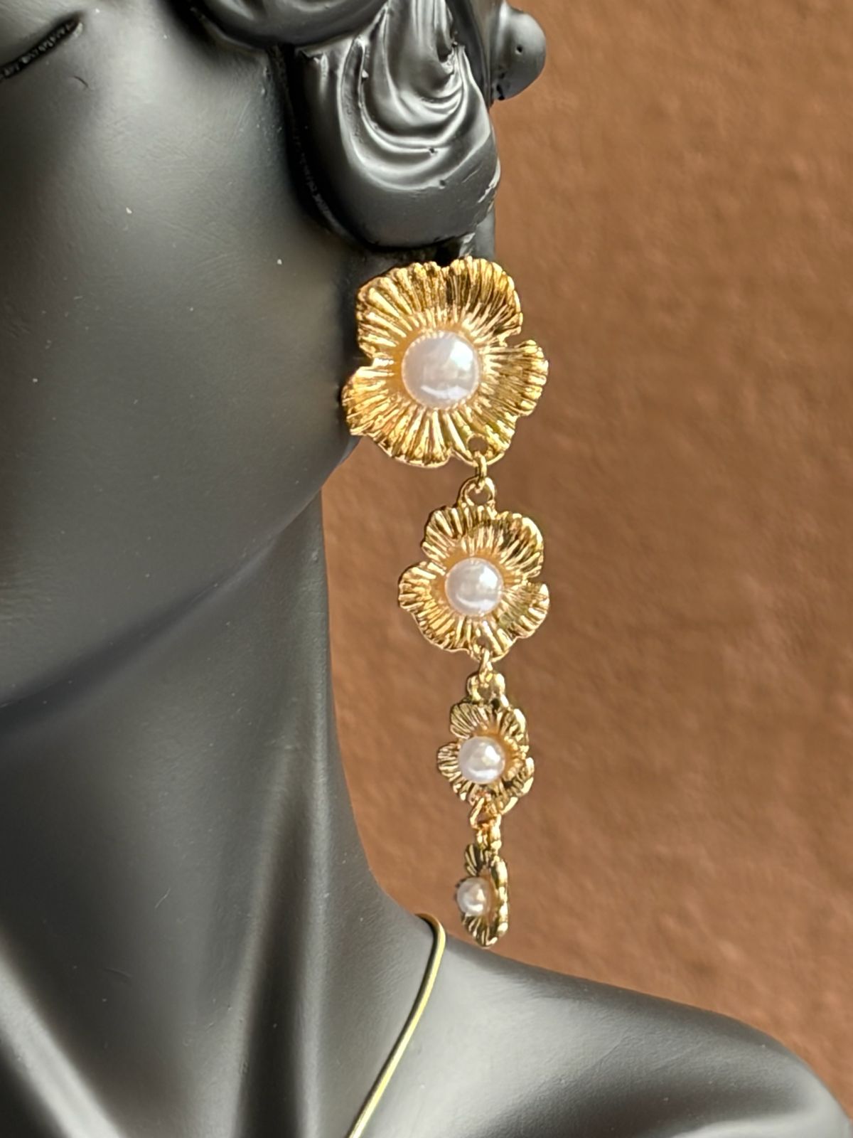 Multiple Flower Anti Tarnish Earrings