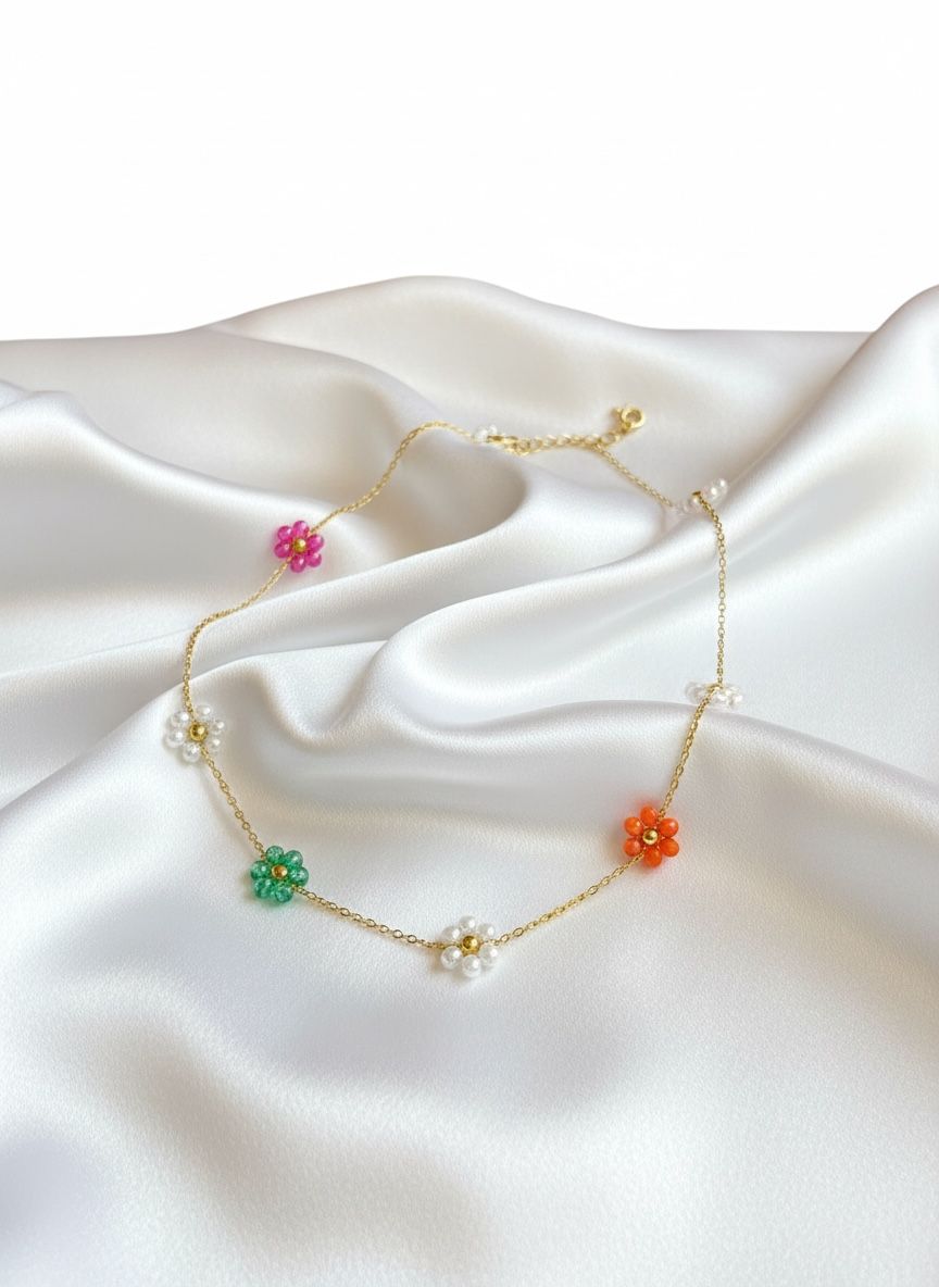 Multicolour beads Necklace